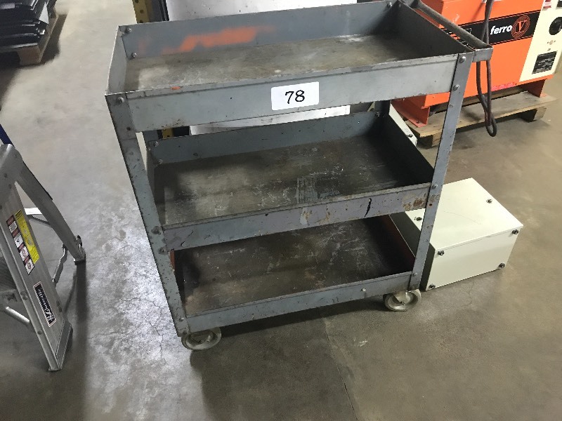 Metal shop cart