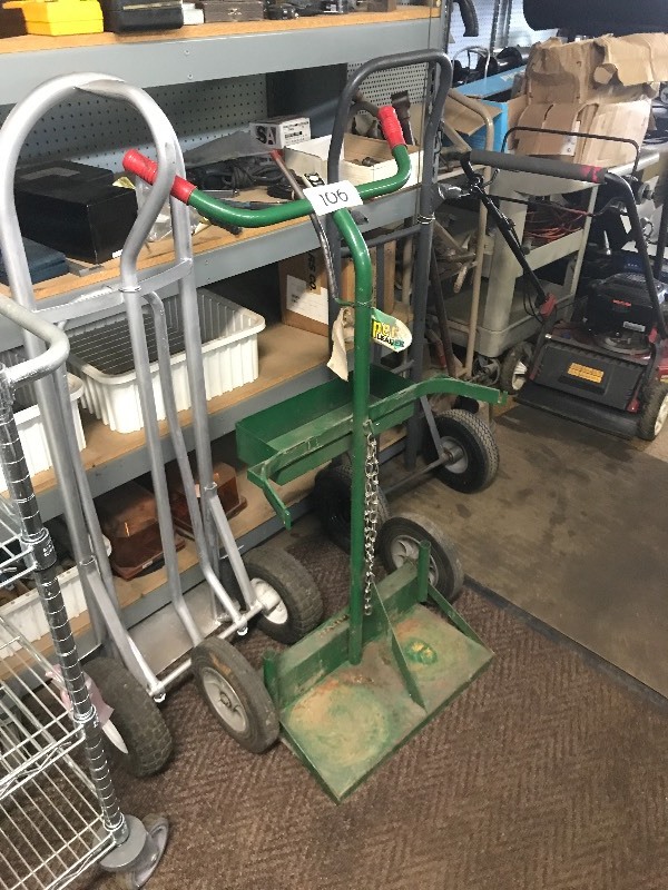 Dual tank bottle cart