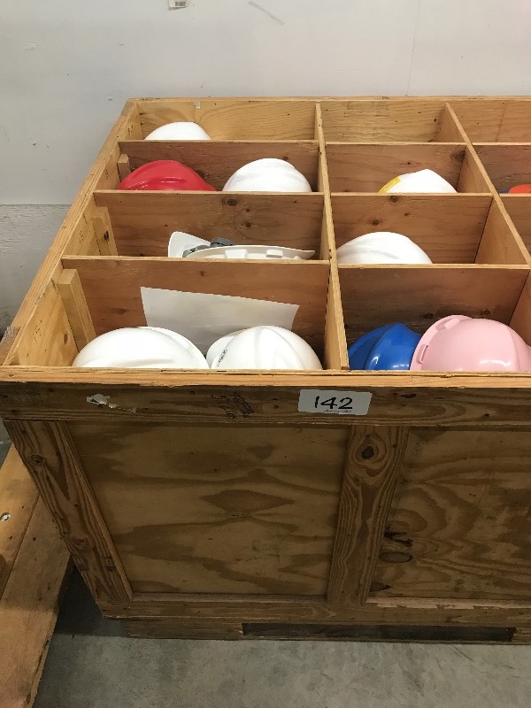 Lot of lightly used hardhats