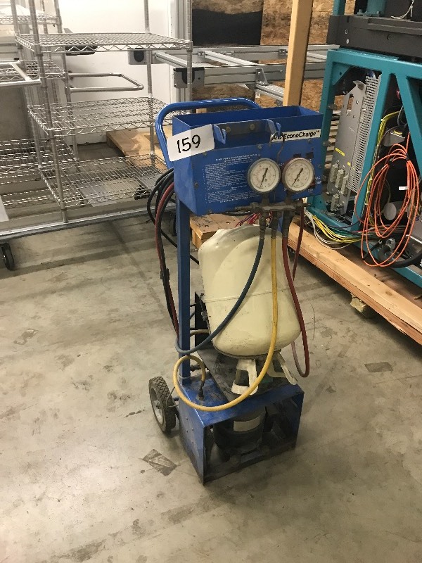 AC refrigerant recharge machine