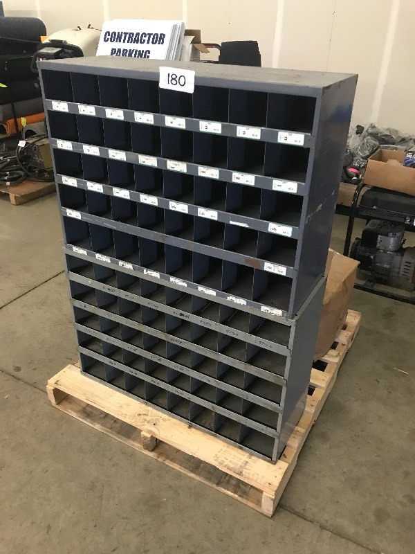 Metal hardware organizer cabinets