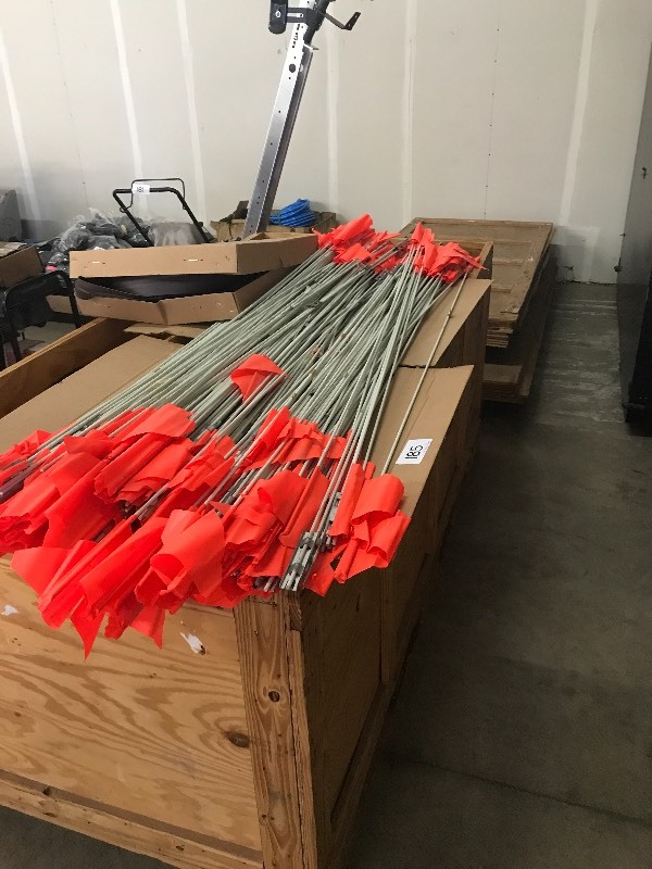 Fiberglass marker flags