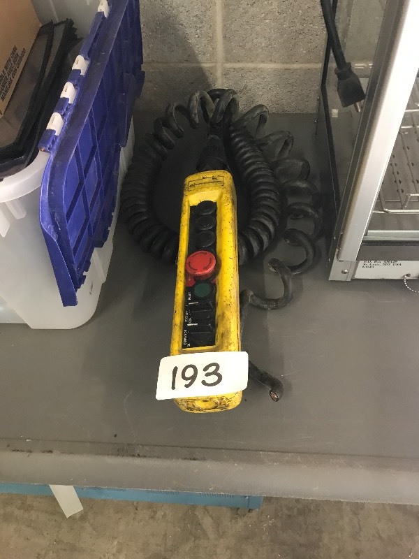 Corded electric remote control