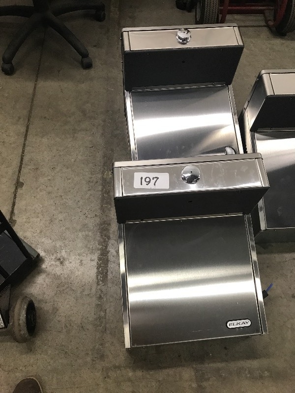 Two drinking fountains