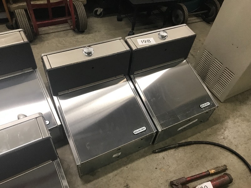 Two drinking fountains