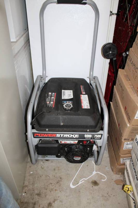 lot 194 image: PowerStroke 7500W Portable Generator
