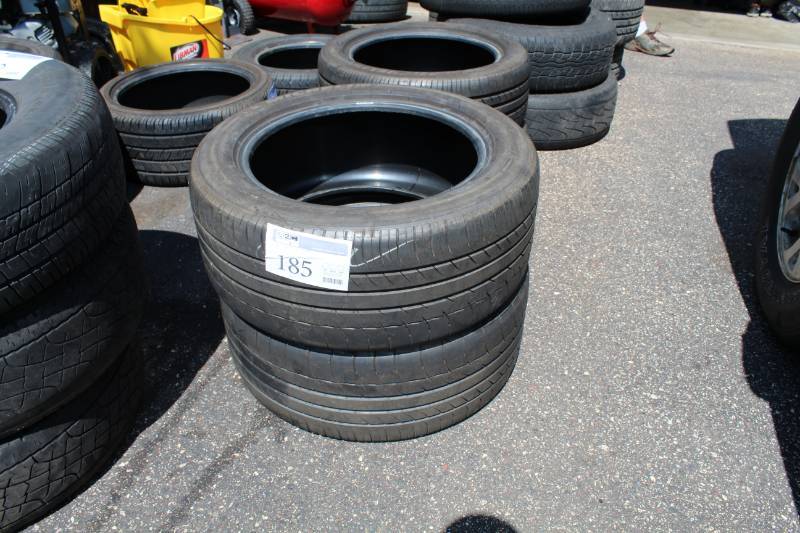 lot 185 image: Lot of (2) Michelin Pilot Sport P23550ZR17 96Y Tires