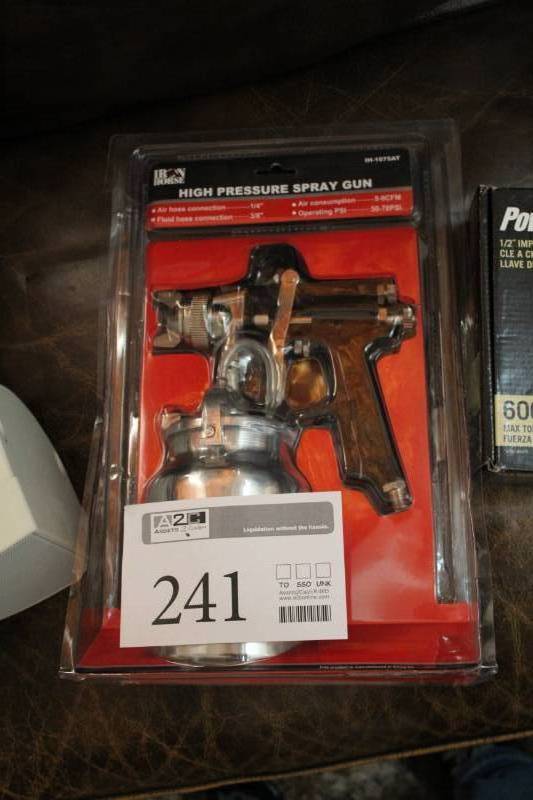 lot 241 image: Iron Horse High Pressure Spray Gun