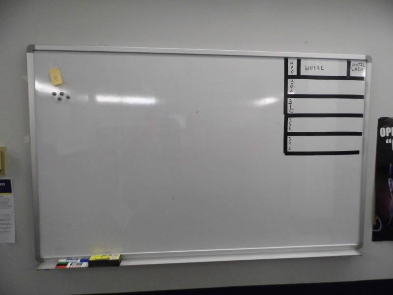 lot 6 image: White Board