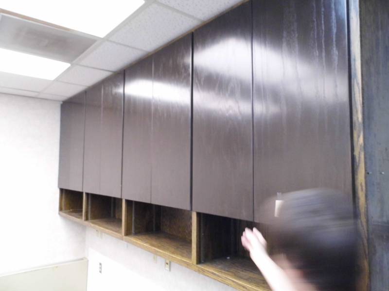 lot 69 image: Cabinets  - Wood Shelves