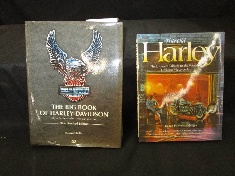 lot 46 image: 2 Harley-Davidson Books, 1 The Big Book Of Harley-Davidson, 1 This Old Harley
