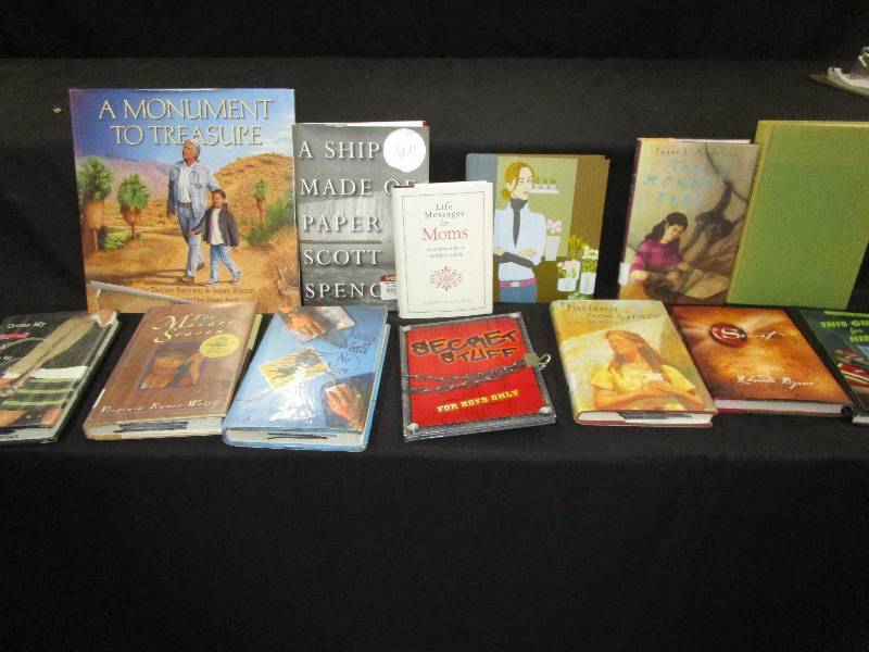 lot 63 image: 12 Various Hard Cover Books