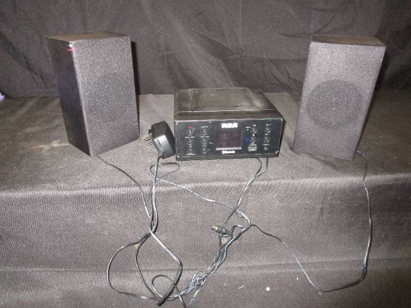 lot 96 image: RCA Bluetooth Speakers (not tested)