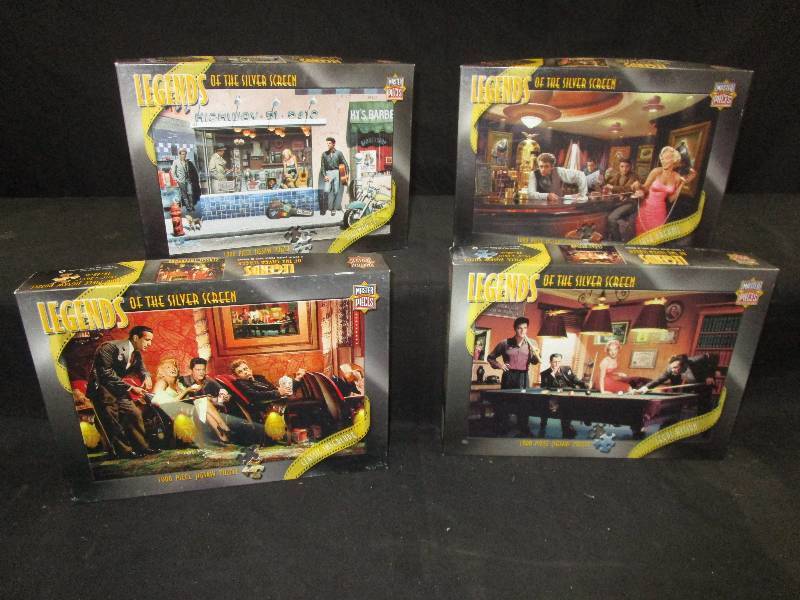 lot 151 image: 4 Legends of the Silver Screen Puzzles