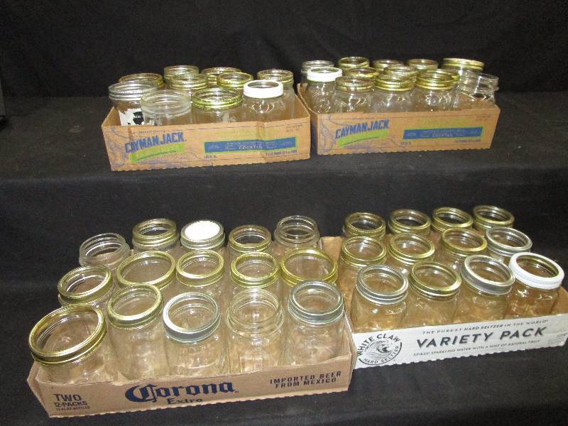 lot 159 image: 50 Mason Jars