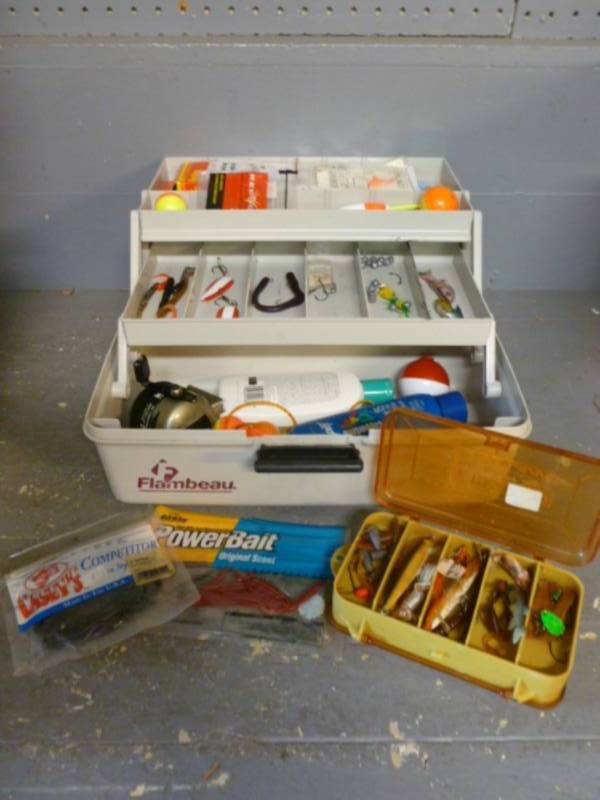 lot 95 image: Fishing Tackle Box