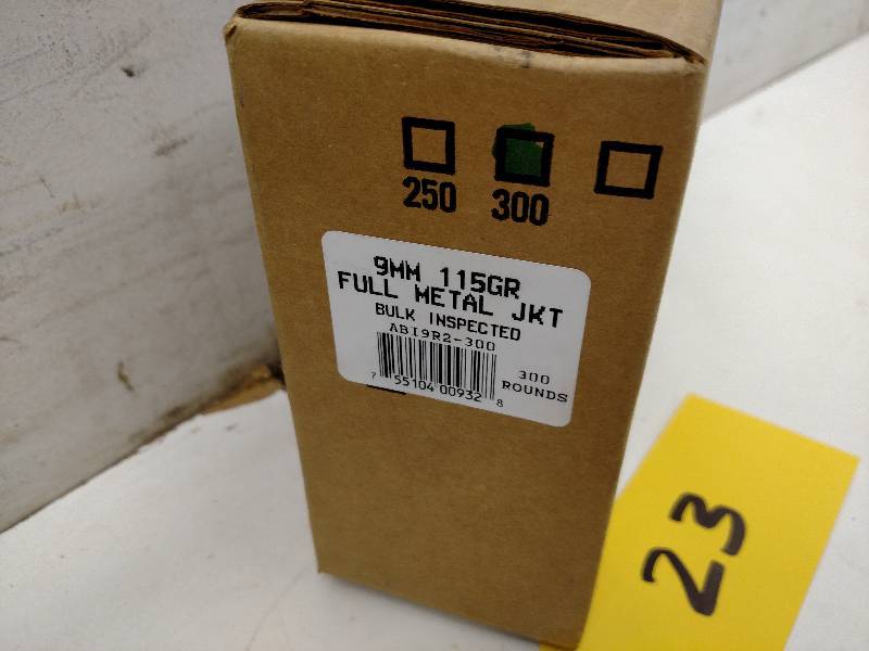 300 Rounds Ultramax 9mm 115 gr. Ful...