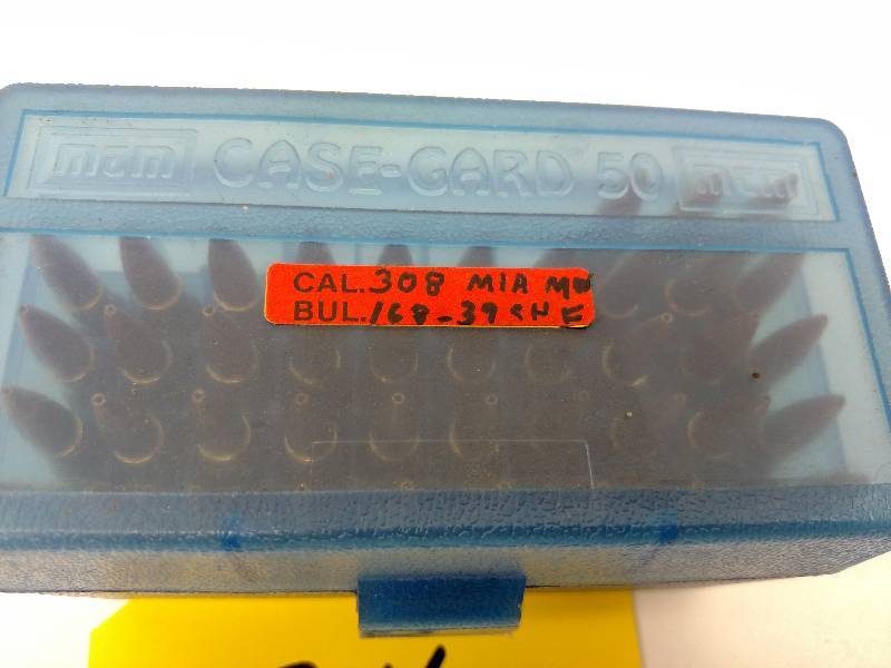 (43) 308 Winchester 168-39 Bullets...