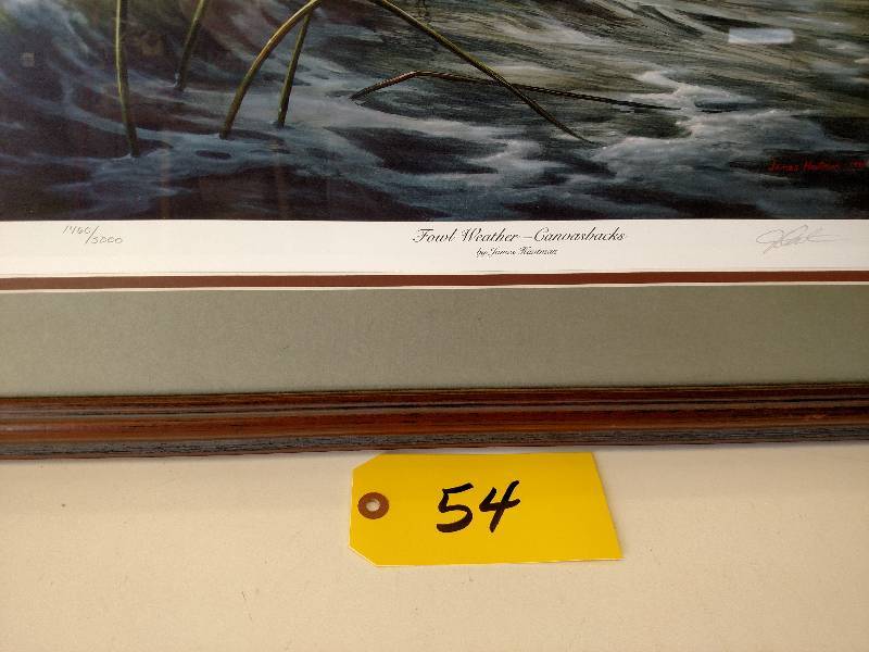 Fowl Weather-Canvasbacks Print, Jam...
