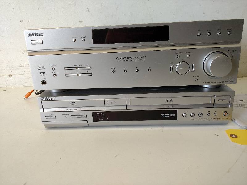 Sony STR-K665P Receiver & Sony SLV-...