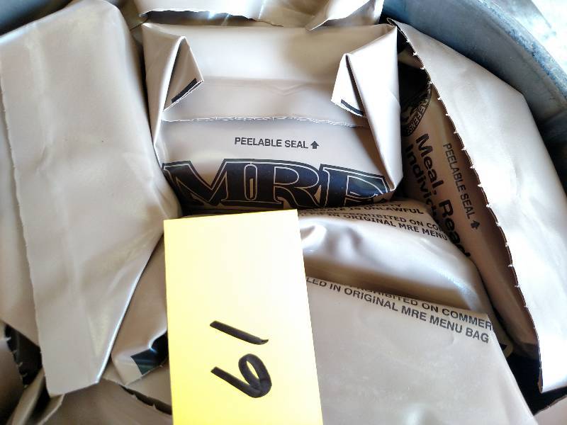 MREs in Sealed 15 Gallon Drum...