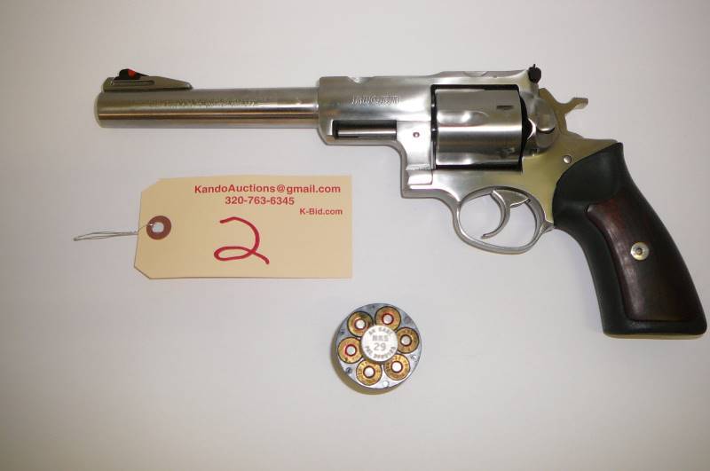 lot 2 image: Revolver 44 Magnum Cal
