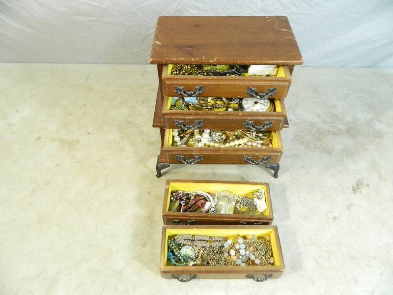 Jewelry Box Full of Jewelry and More