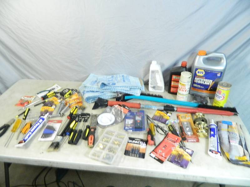 New and Used Tools, Shop Supplies, Etc