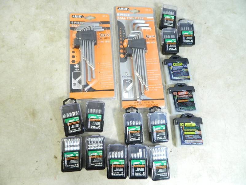 New Allen Wrenches and Screw Driving Bits
