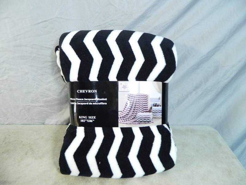 New King Size Chevron Blanket