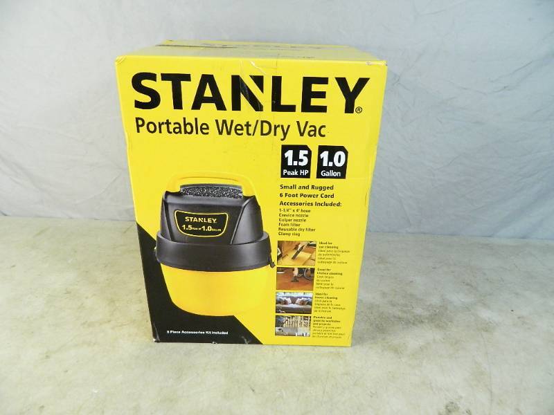 New Stanley Portable WetDry Vac