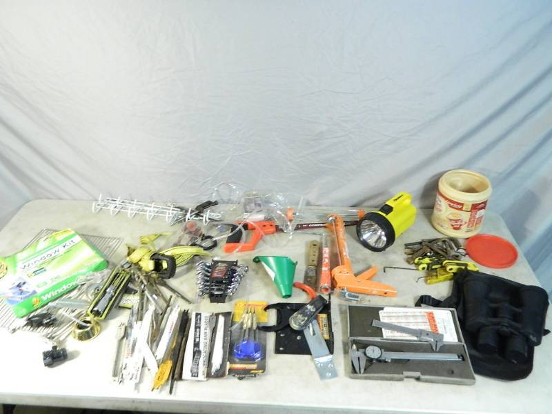 Binoculars, Hand Tools, More