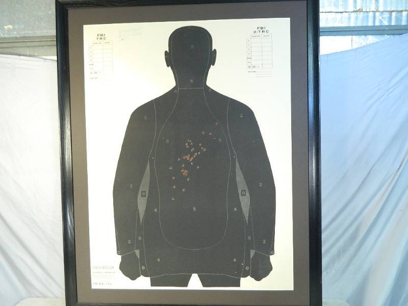 FBI Shooting Test  Target in Frame