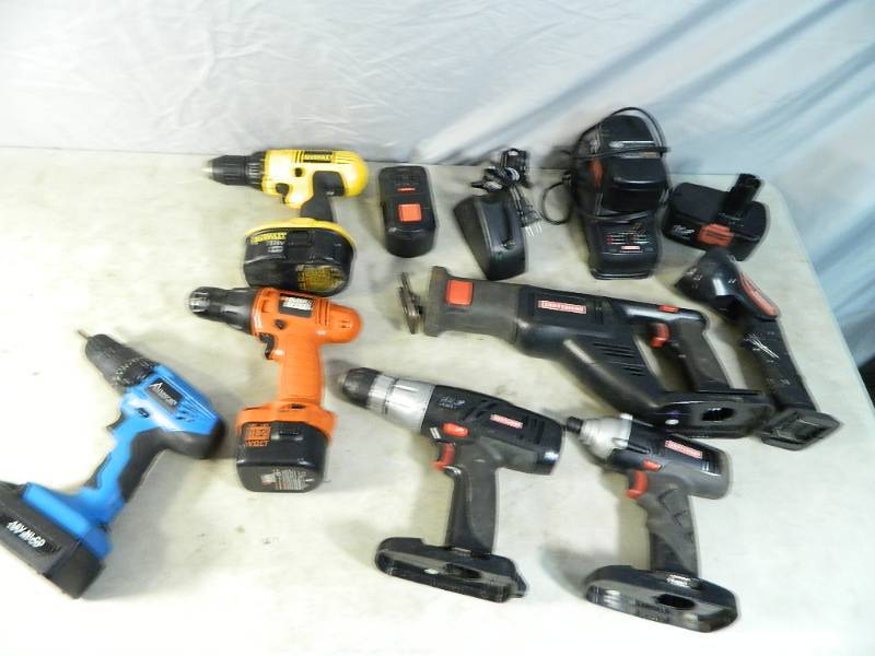 Assorted Cordless Tools