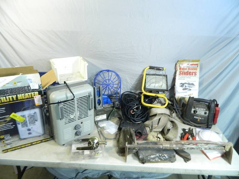 Heater, Shop Supplies, More
