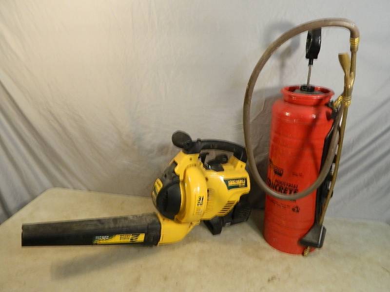 Gas Powered Blower and Concrete Sprayer