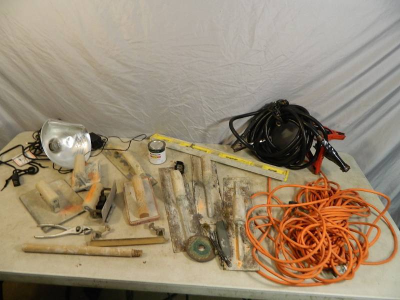 Concrete Tools, Jumper Cables, Etc