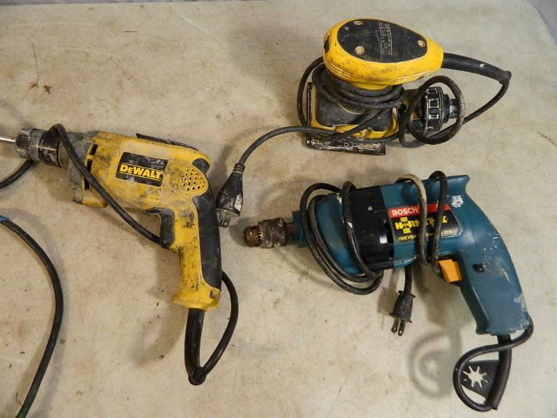 Drills, Sander