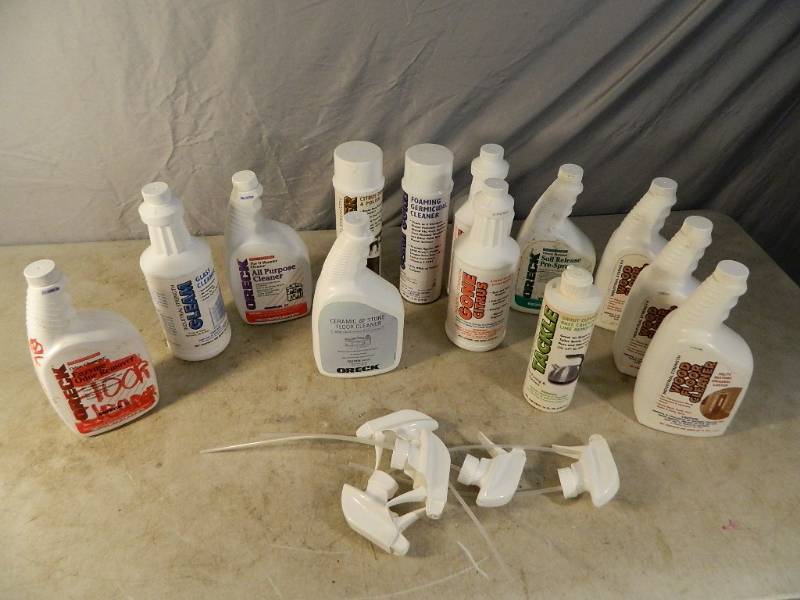 Assorted New Cleaning Chemicals