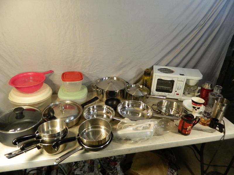 Pots, Pans, Cooking and Kitchen Items