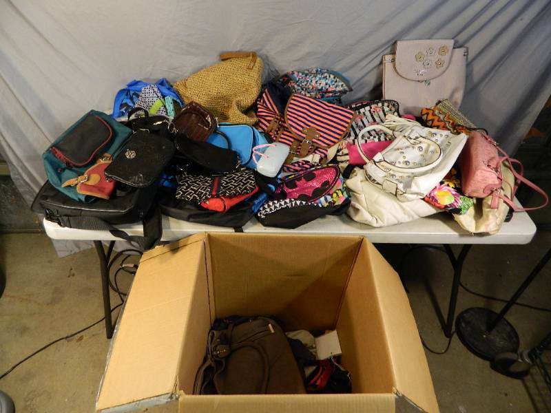 HUGE Lot of Purses, Bags, and More