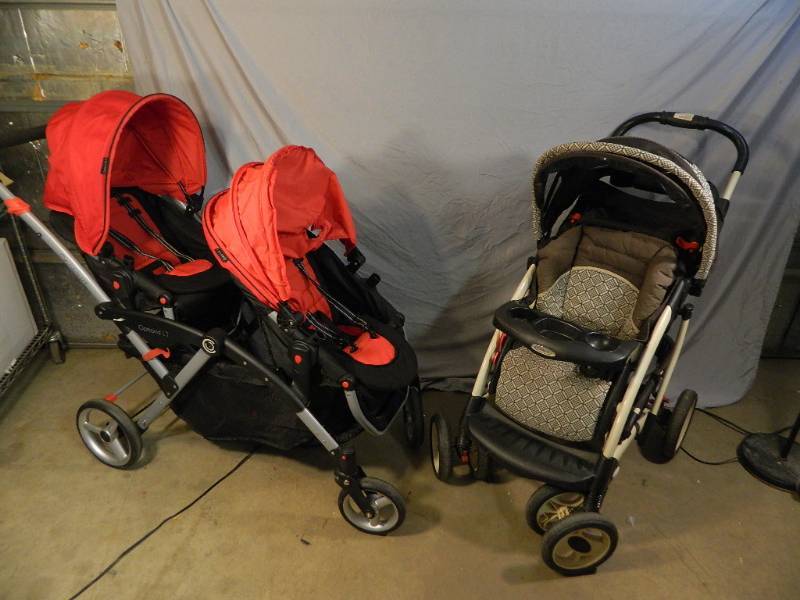 Single and Double Folding Strollers