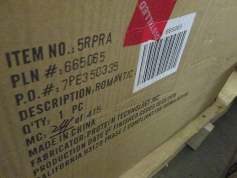lot 12 image: Romantic Ceiling Fan open box Retai...