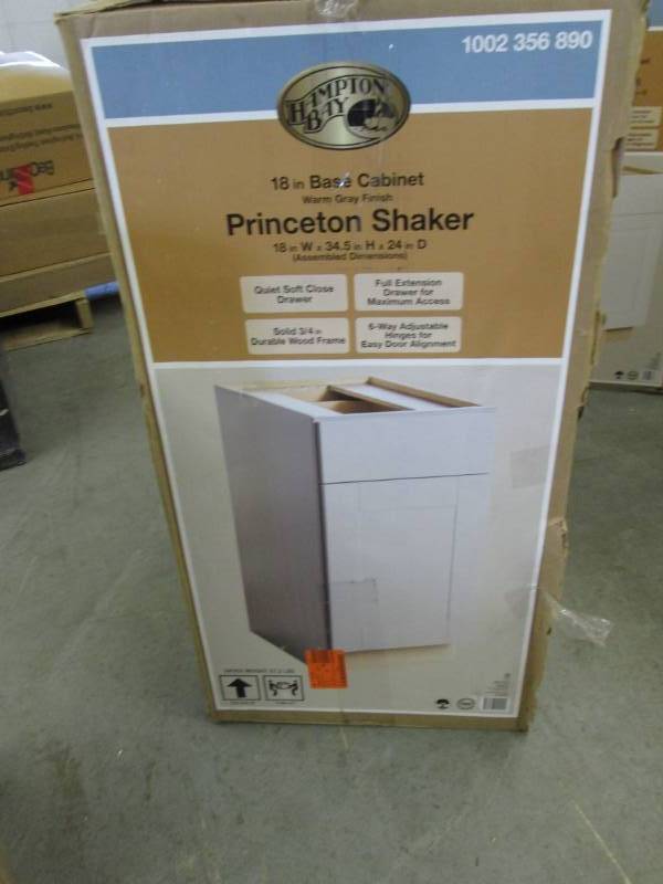 lot 27 image: Hampton Bay 18 in Princeton Shaker ...