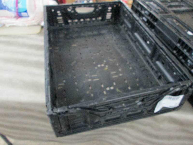 lot 98 image: Lot of 6 Stackable, Foldable HD Pla...