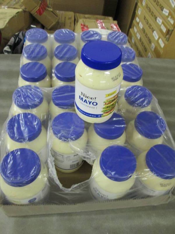 lot 124 image: 2 Cases of 12(24) Nice Mayonnaise ...