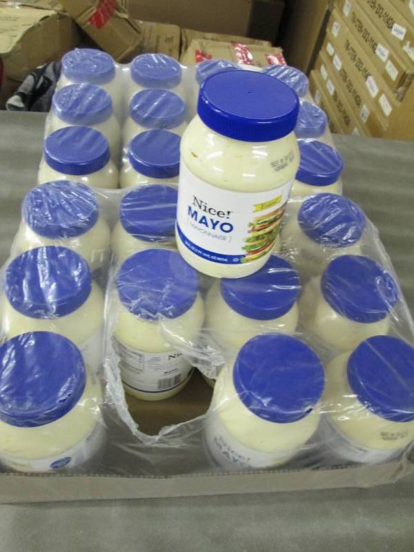 lot 125 image: 2 Cases of 12(24) Nice Mayonnaise ...