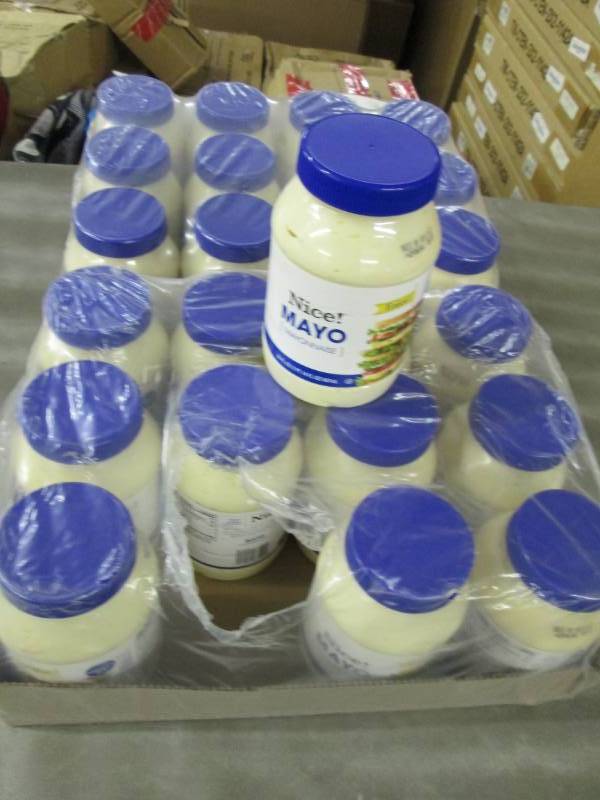 lot 126 image: 2 Cases of 12(24) Nice Mayonnaise ...