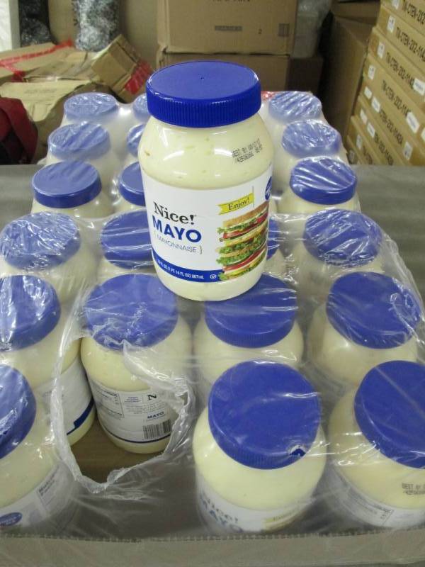 lot 127 image: 2 Cases of 12(24) Nice Mayonnaise ...