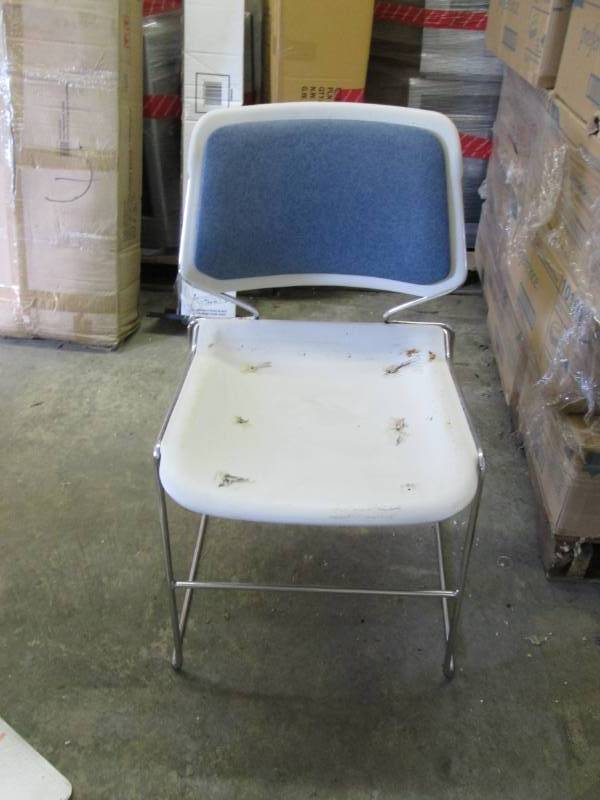 lot 142 image: Lot of 6 Conference Chairs- need cl...